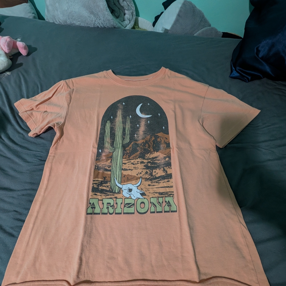 Awake Peach Crewneck Tee